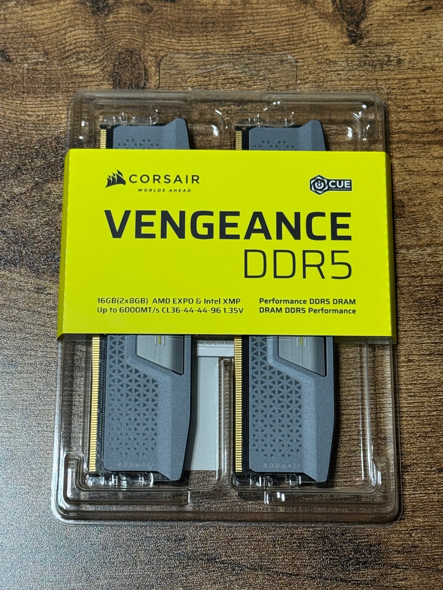 Corsair Vengeance 16GB DDR5 (2x8GB) 6000MT/s Memory Kit