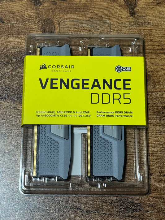 Corsair Vengeance 16GB DDR5 (2x8GB) 6000MT/s Memory Kit
